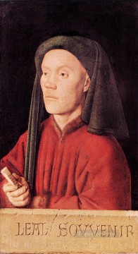 the painter jan asselyn Painting - Portrait of a Young Man Tymotheos Renaissance Jan van Eyck